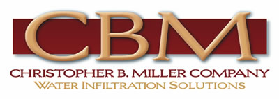 Christopher B. Miller Co. specializes in water infiltration solutions, concrete crack repair, cementitious, negative-side waterproofing, brick and stone restoration, flashing and deck and floor coatings.